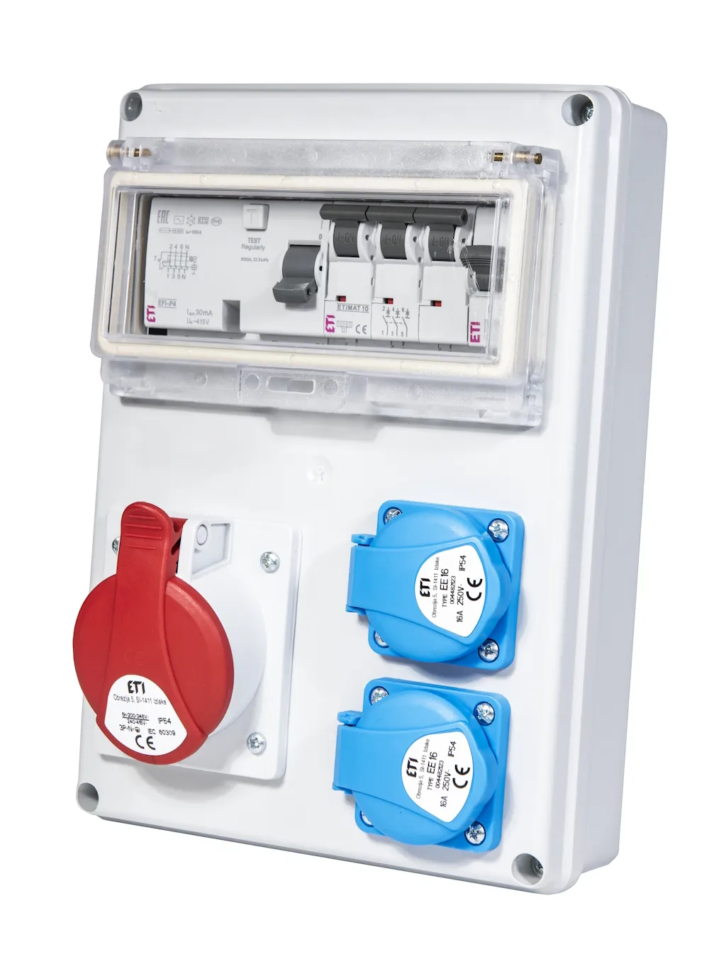 Assemblied distribution box EDS8 RCD 2/1 16 C 001105201