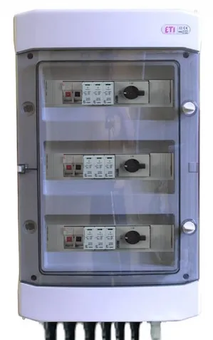 Assemblied distribution box RFVE1100/36-DC3/3-16-EMT2-VC 001105428
