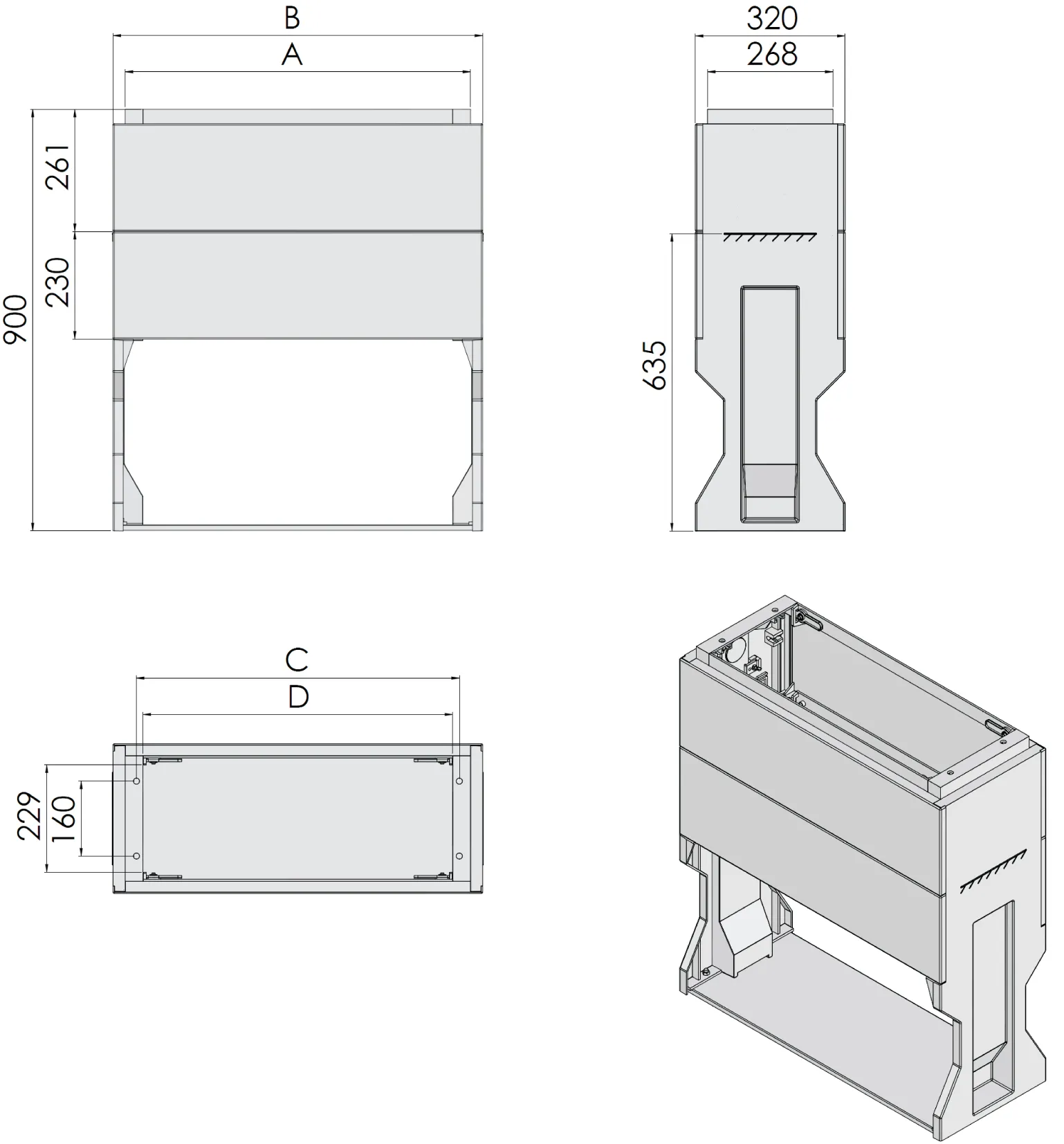 Pedestal KVR-P 00 001601610
