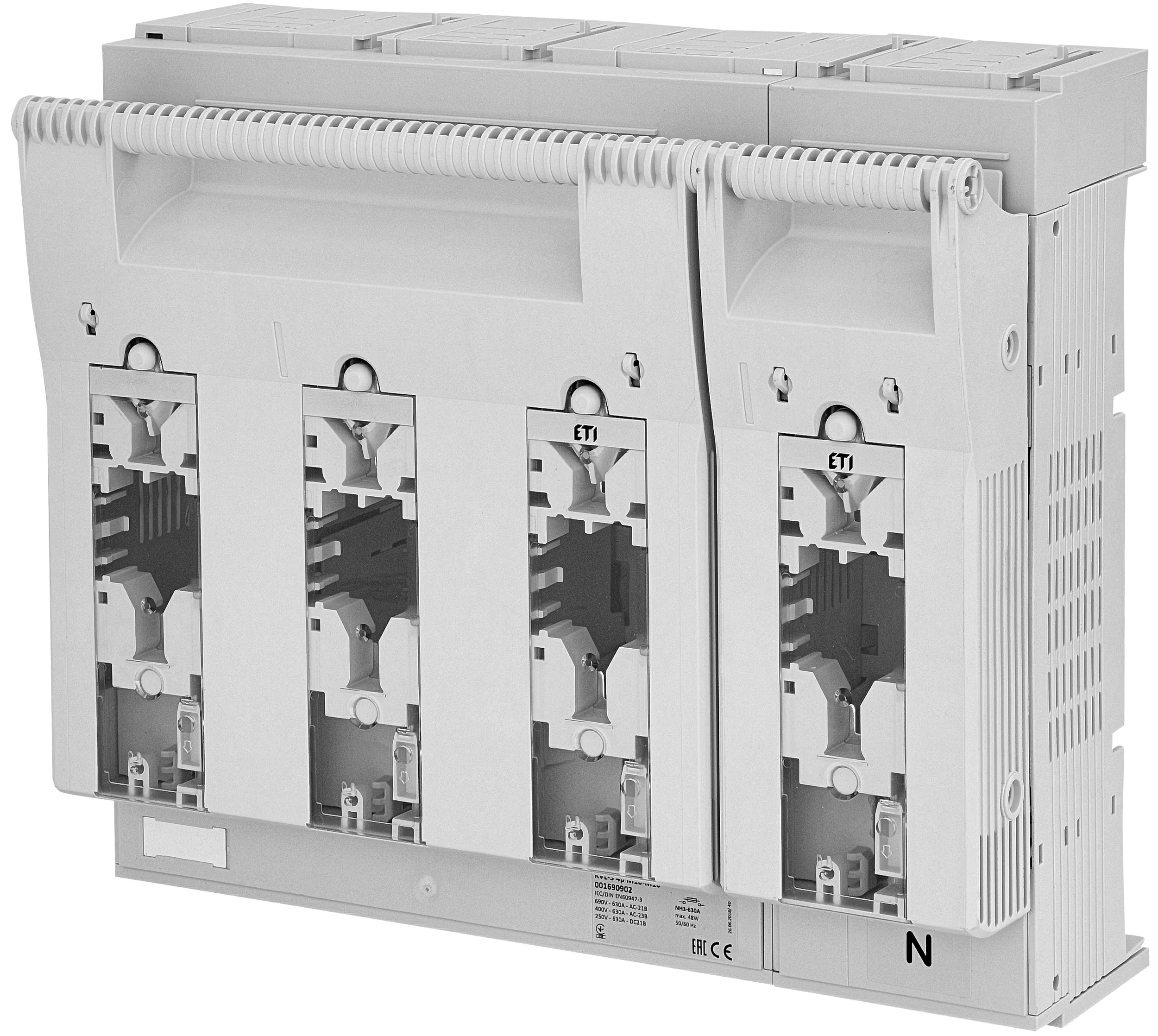 Fuse switch disconnector KVL-3 4p M10-M10 001690902