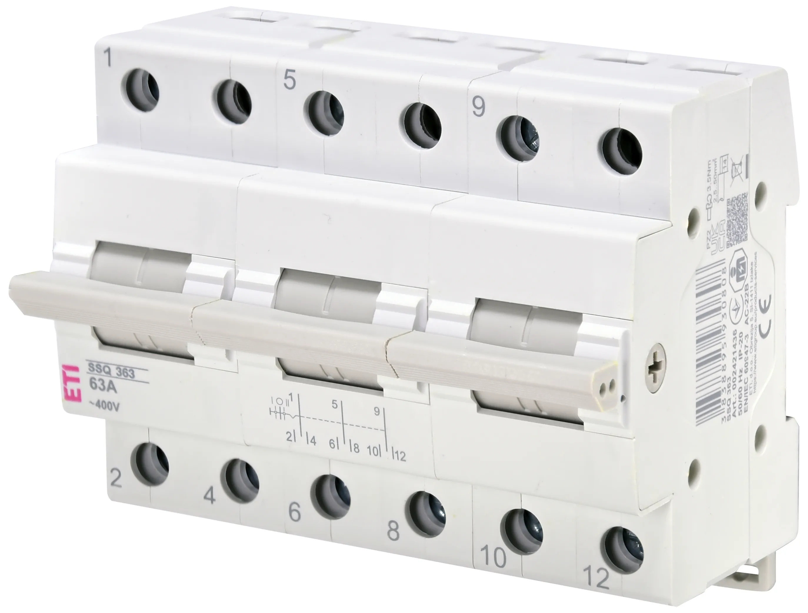 Center-off change-over switch SSQ  363 002421436