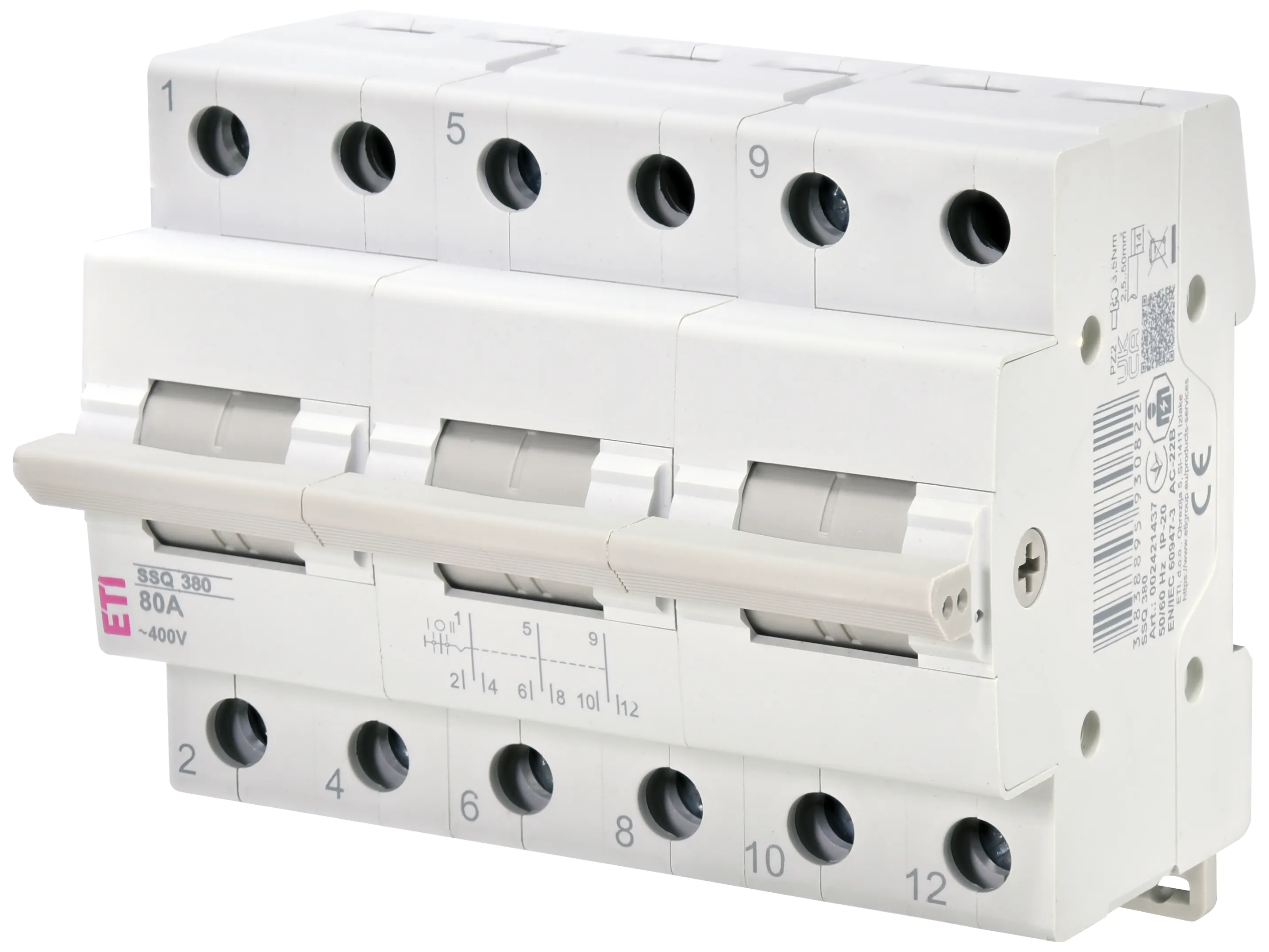 Center-off change-over switch SSQ  380 002421437