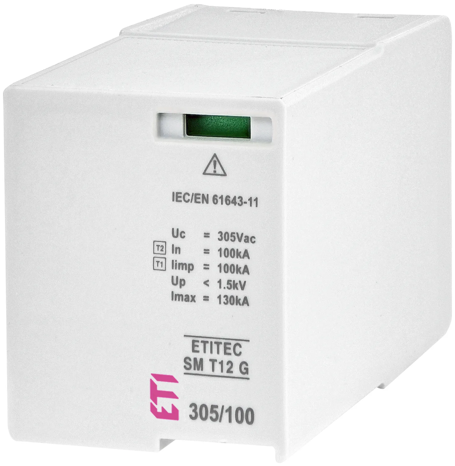Surge arrester MOD. ETITEC SM T12 305/100 G 002440576