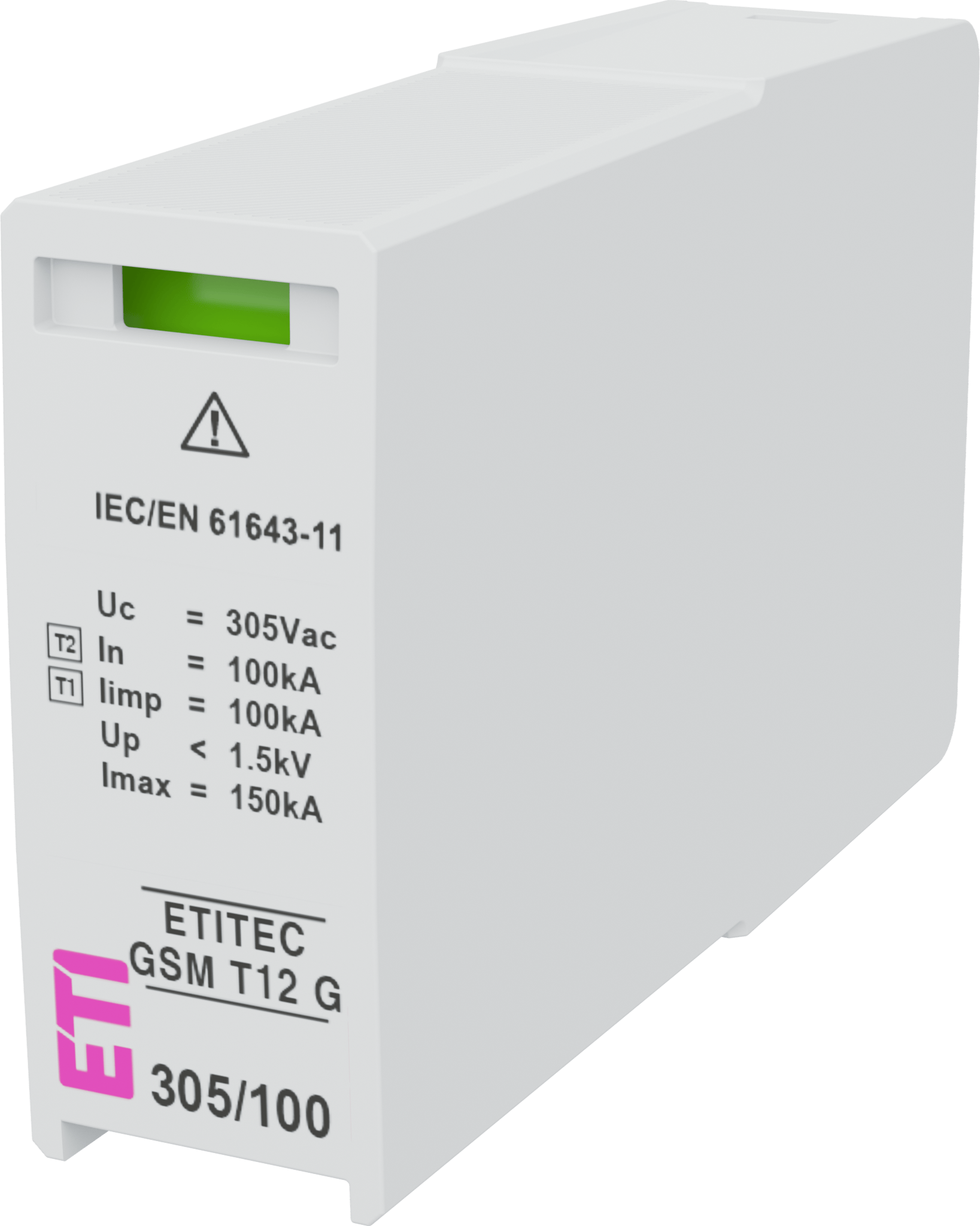 Surge arrester MOD.ETITEC GSM T12 300/100 G 002440612