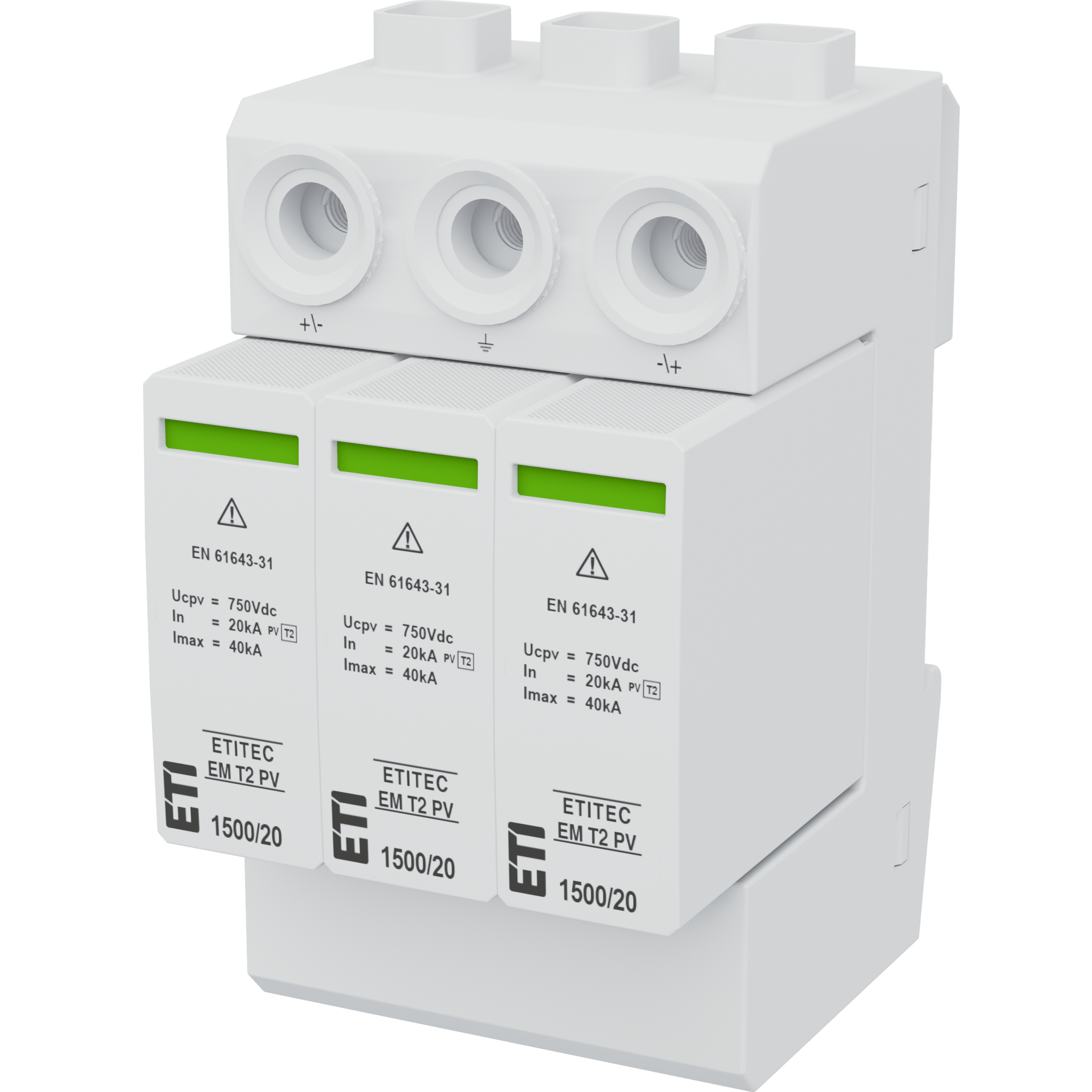 Surge arrester ETITEC EM T2 PV 1500/20 Y 002440625