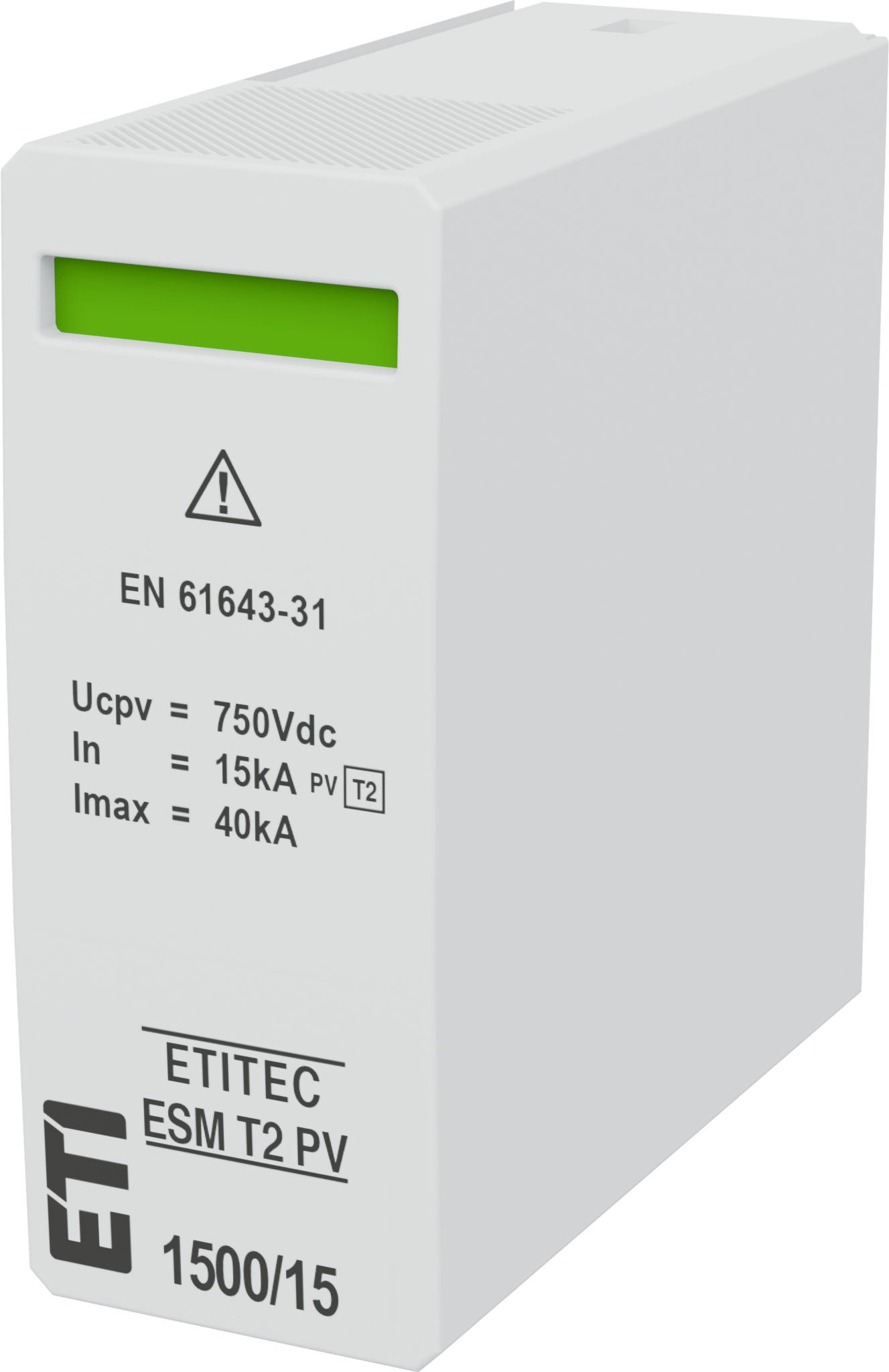 Surge arrester MOD. ESM T2 PV 750/15 S 002440686
