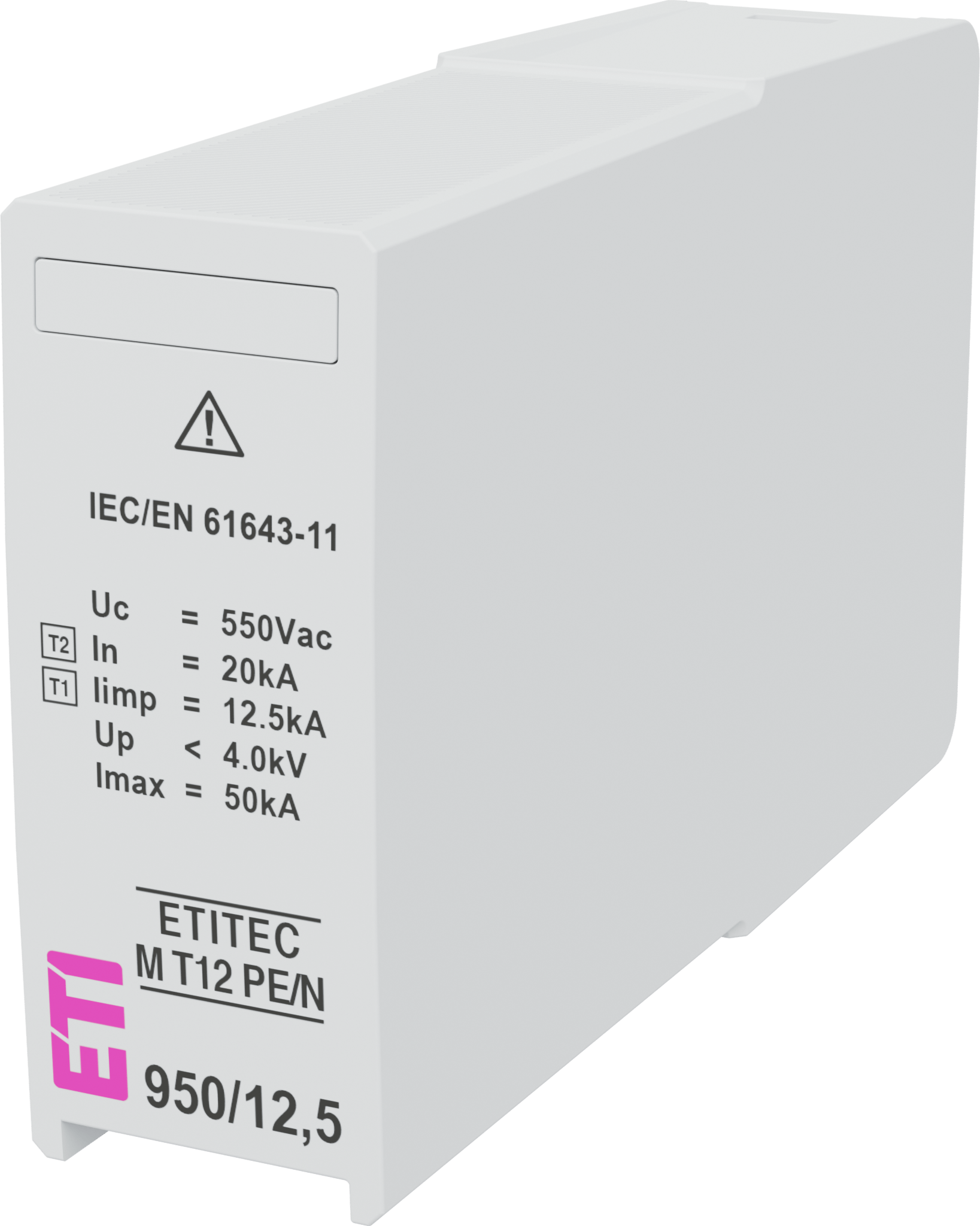Surge arrester MOD.ETITEC M T12 550/12,5 PE/N 002440813