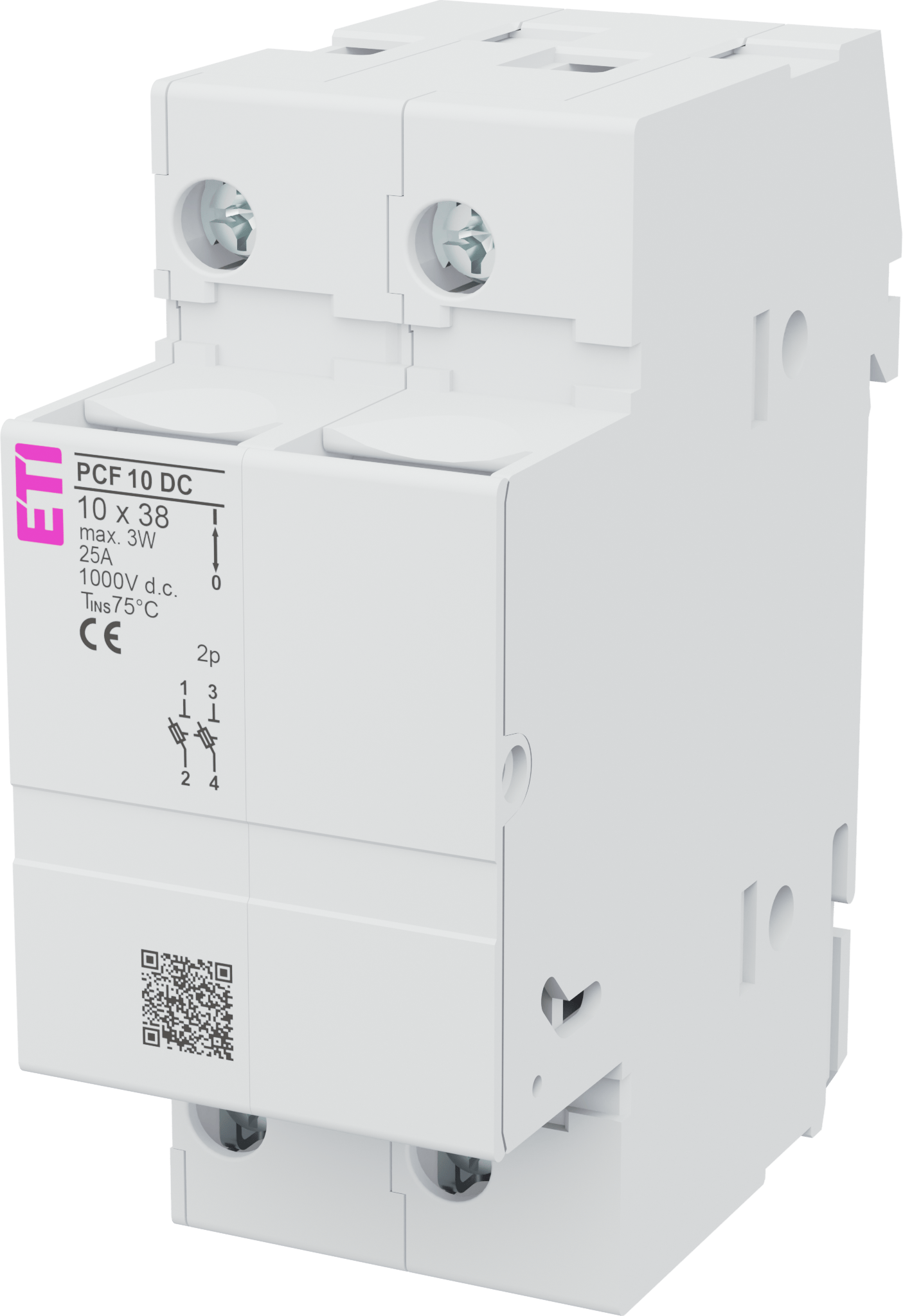 Fuse disconnector PCF 10 DC 1000V 2p 002550603