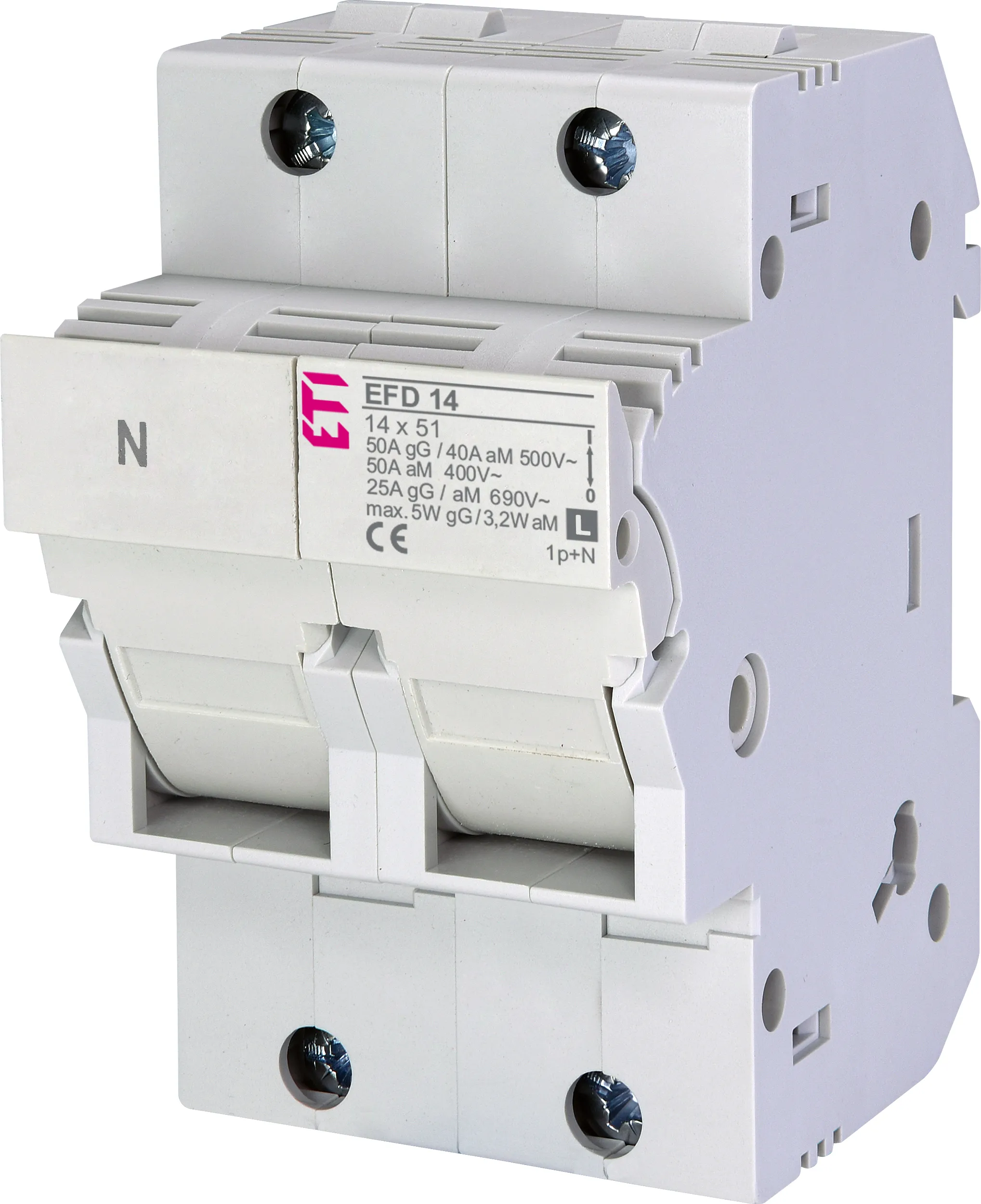 Fuse disconnector EFD 14 1p+N L 002560007