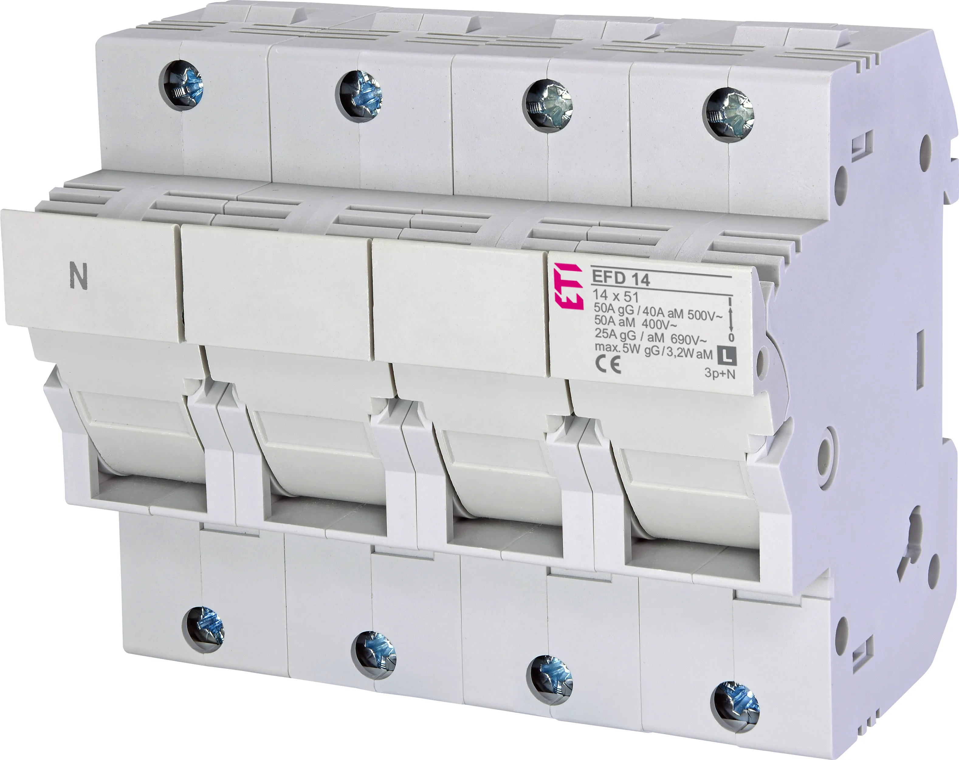 Fuse disconnector EFD 14 3p+N L 002560008