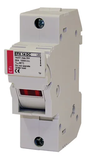 Fuse - base EFH 14 DC 1p LED 1100V 002560214