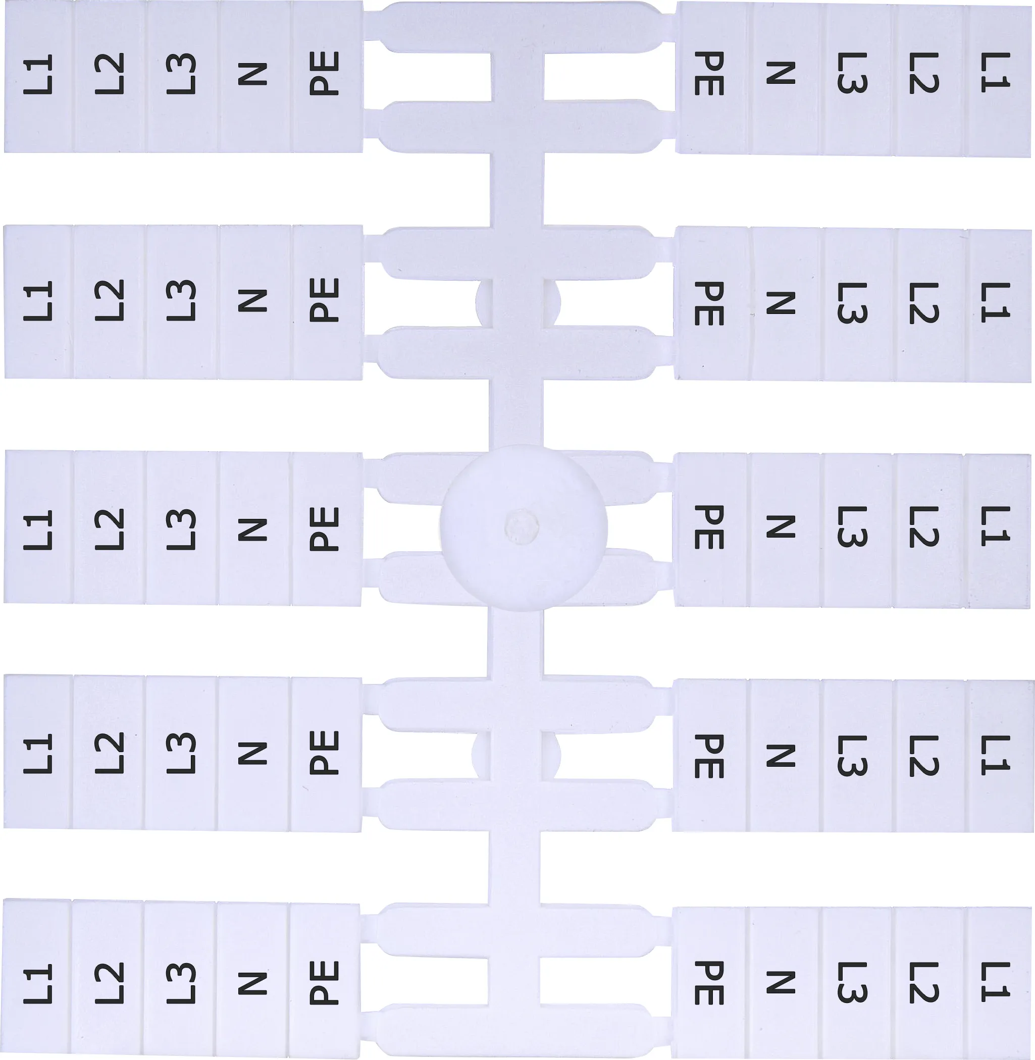Line-up terminal access. EO4 L1,L2,L3,N,PE (x200) 003901817