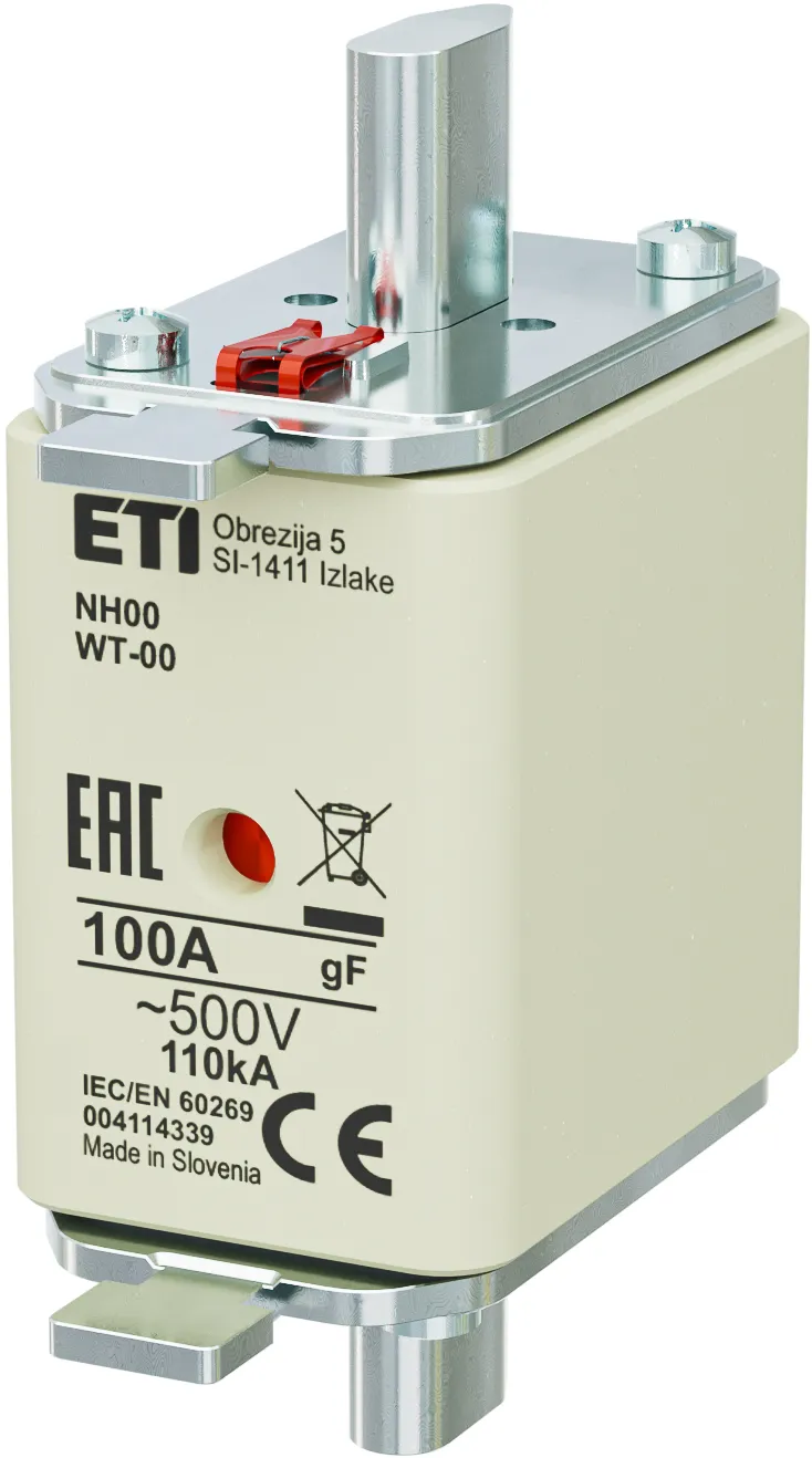 Fuse link NH00 gF 100A/500V 004114339