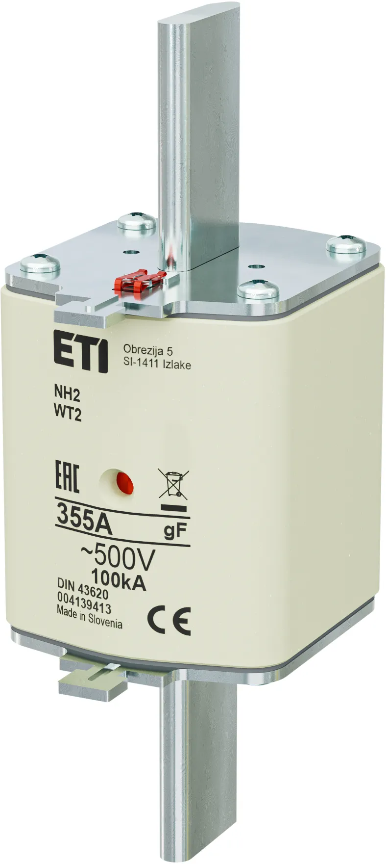 Fuse link NH2 gF 355A/500V 004139413