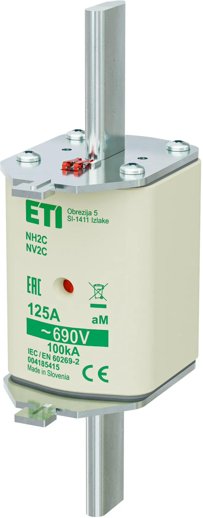 Fuse link NH2C aM 125A/690V 004185415