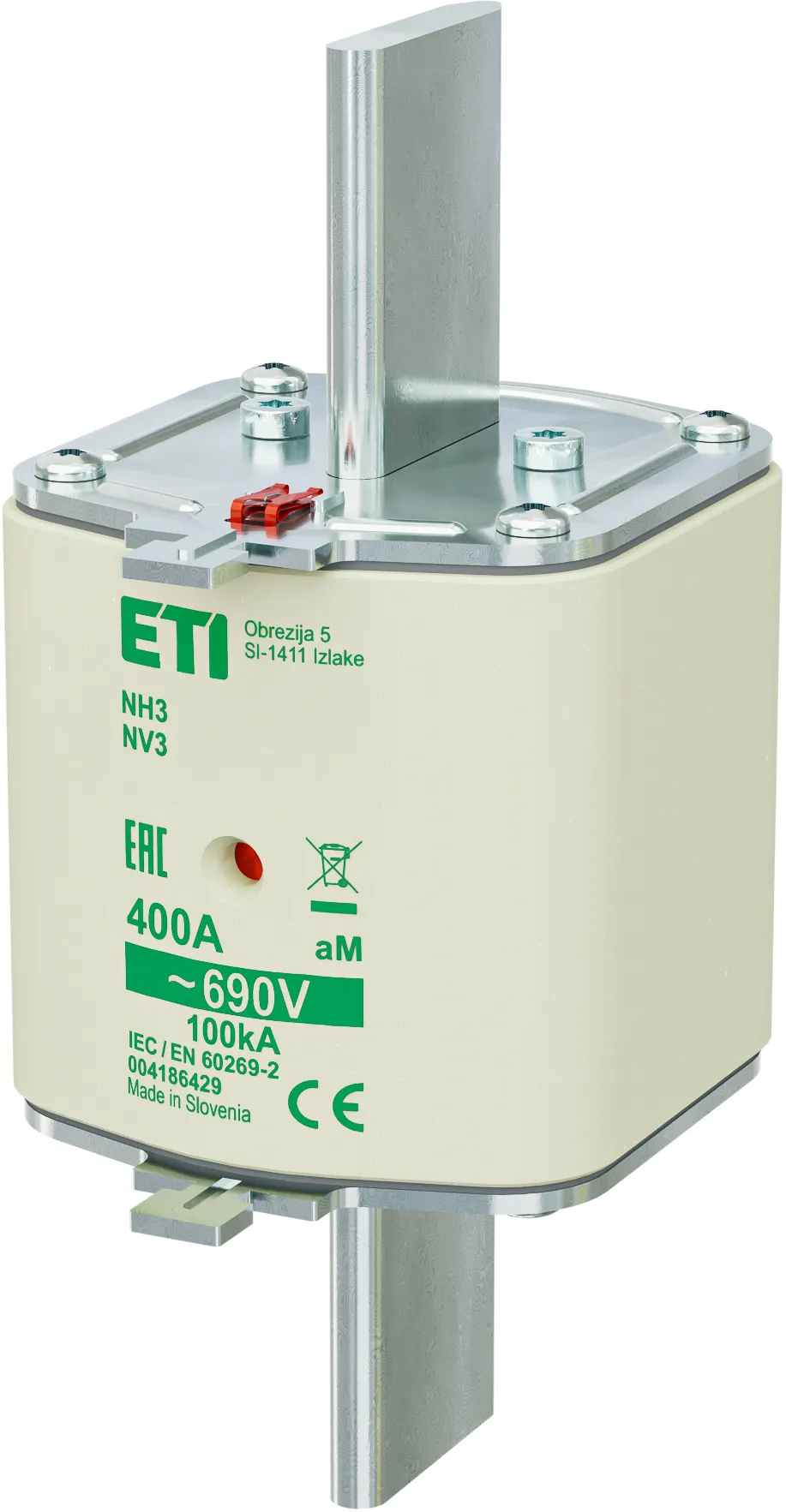 Fuse link NH3 aM 400A/690V 004186429