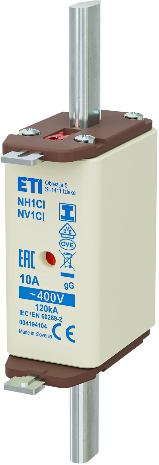 Fuse link NH1C/I gG 10A/400V 004194104