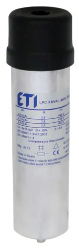 Capacitor LPC 3 kVAr, 460V, 50Hz 004656721