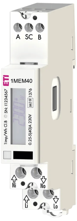 Modular energy meter 1MEM40-BPO 004657205