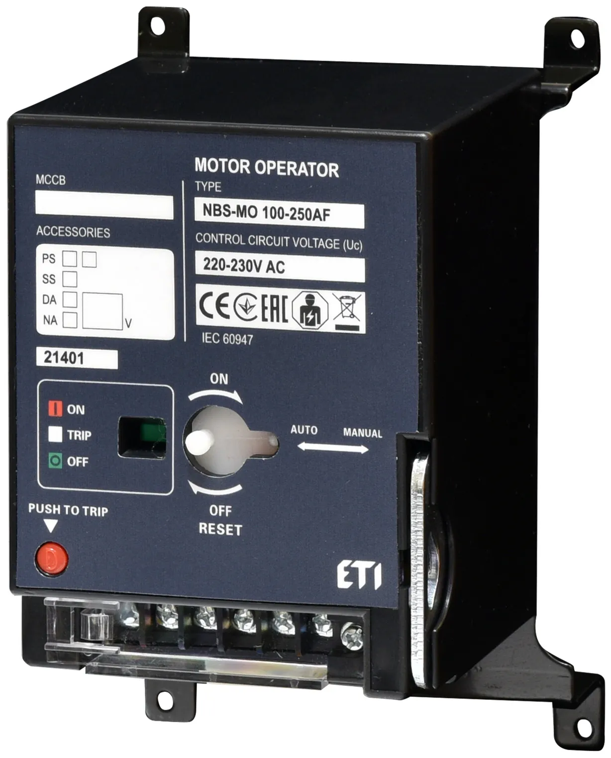 Motor operator NBS-MO 1600AF AC220/230V 4P 004673283