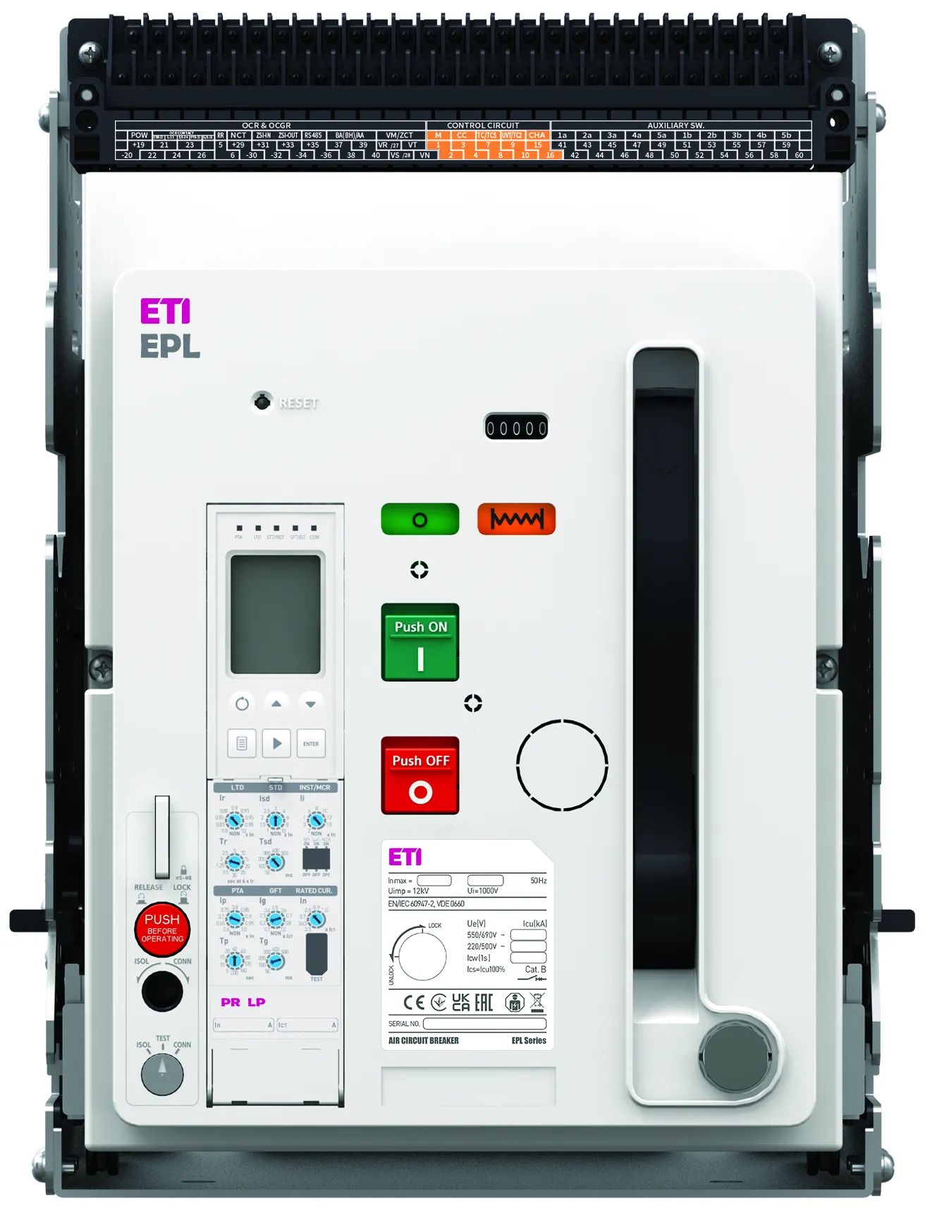 Air Circuit Breaker EPL-06 4H AD/M2C2S2/PR-LP 004695708